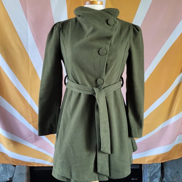 Army Green Trench - Picture 6 of 8